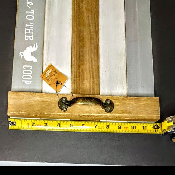 Rustic Living Chicken Themed Wood Serving Tray 🐓 - Picture 6 of 12